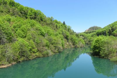 破間川渓谷　新緑