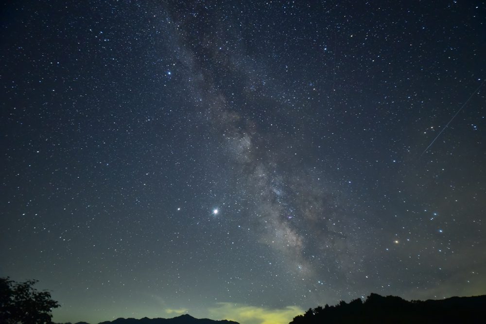 枝折峠　星空