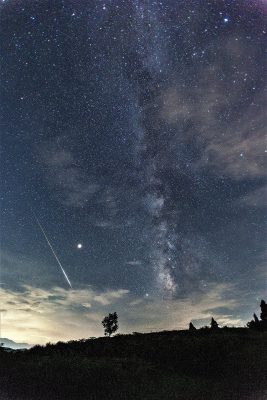 第14回【入賞】流星と天の川銀河