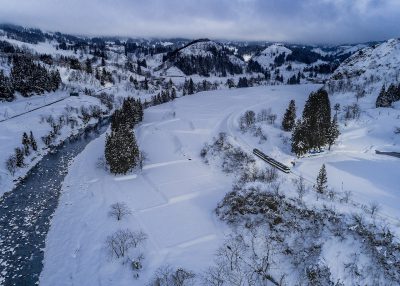 第15回【JR只見線部門銀賞】雪原を進む