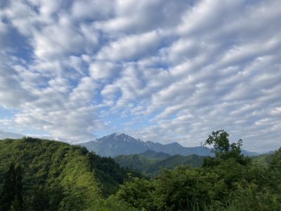 シルバーライン途中から越後駒ケ岳