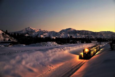 第17回【金賞】夕日に染まる越後三山