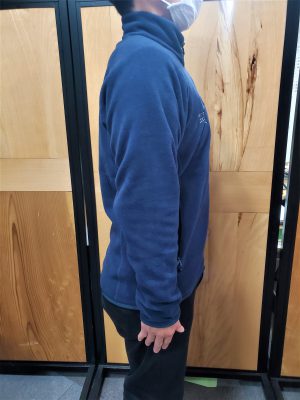 男性着用時